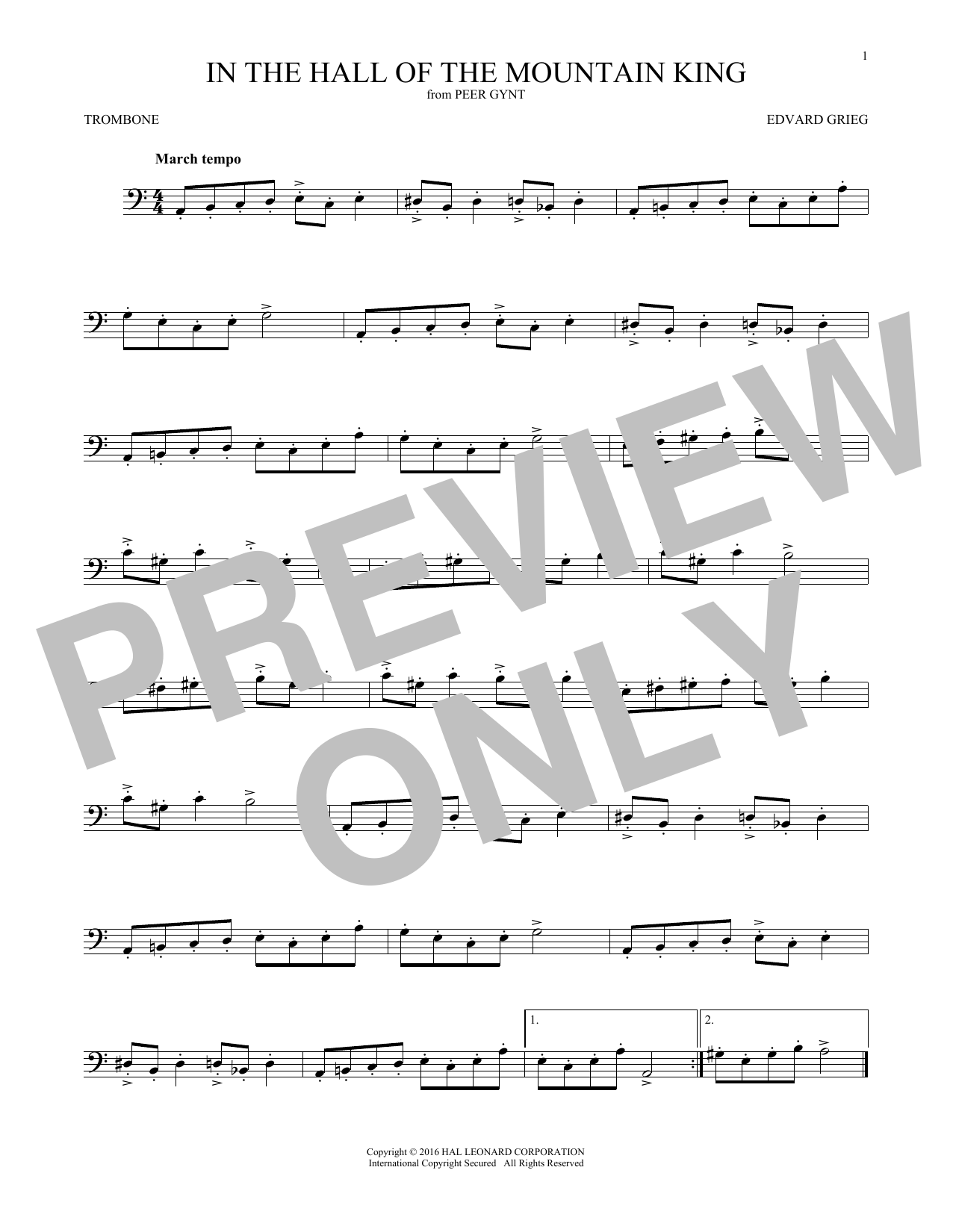 Product gallery: Page 1 of 1 In The Hall Of The Mountain King, Edvard Grieg