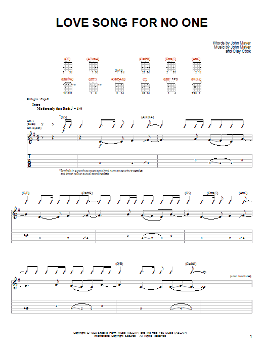 Produktbild zu: Love Song For No One
