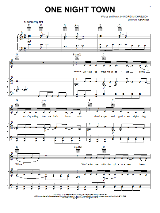 Produktbild zu: One Night Town