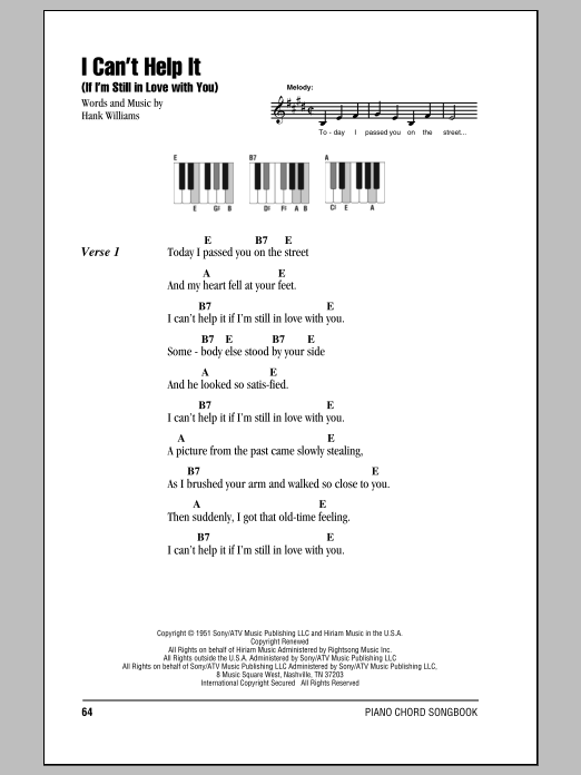 Produktbild zu: I Can't Help It (If I'm Still In Love With You)
