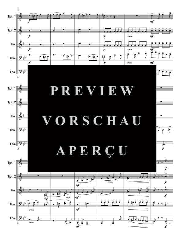 Produktgalerie: Seite 10 von 11 Allegro Assai, , (Blechbläser Quintett)
