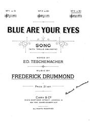 Produktbild zu: Blue Are Your Eyes