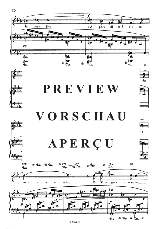 Product gallery: Page 5 of 6 La rose Op.51 No.4, Medium Voice, , Medium Voice and Piano