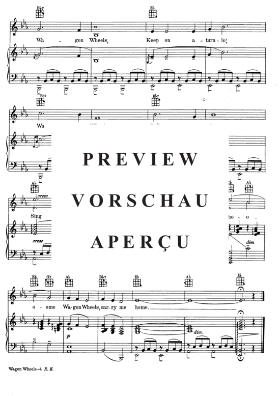 Produktgalerie: Seite 6 von 8 Wagon Wheels , Crosby, Bing, Klavier und Gesang
