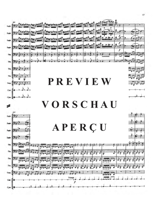 Produktgalerie: Seite 21 von 21 Danse Bacchanale , , (Tuba Ensemble EEEETTTT + Percussion)