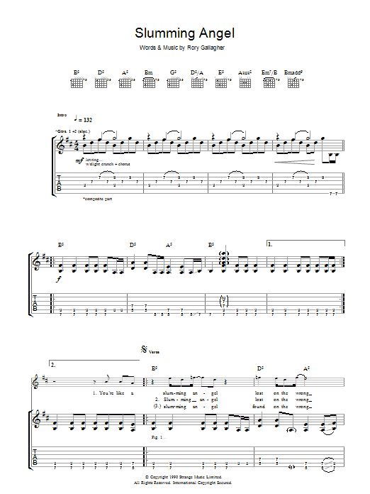 Product gallery: Page 1 of 1 Slumming Angel, Rory Gallagher
