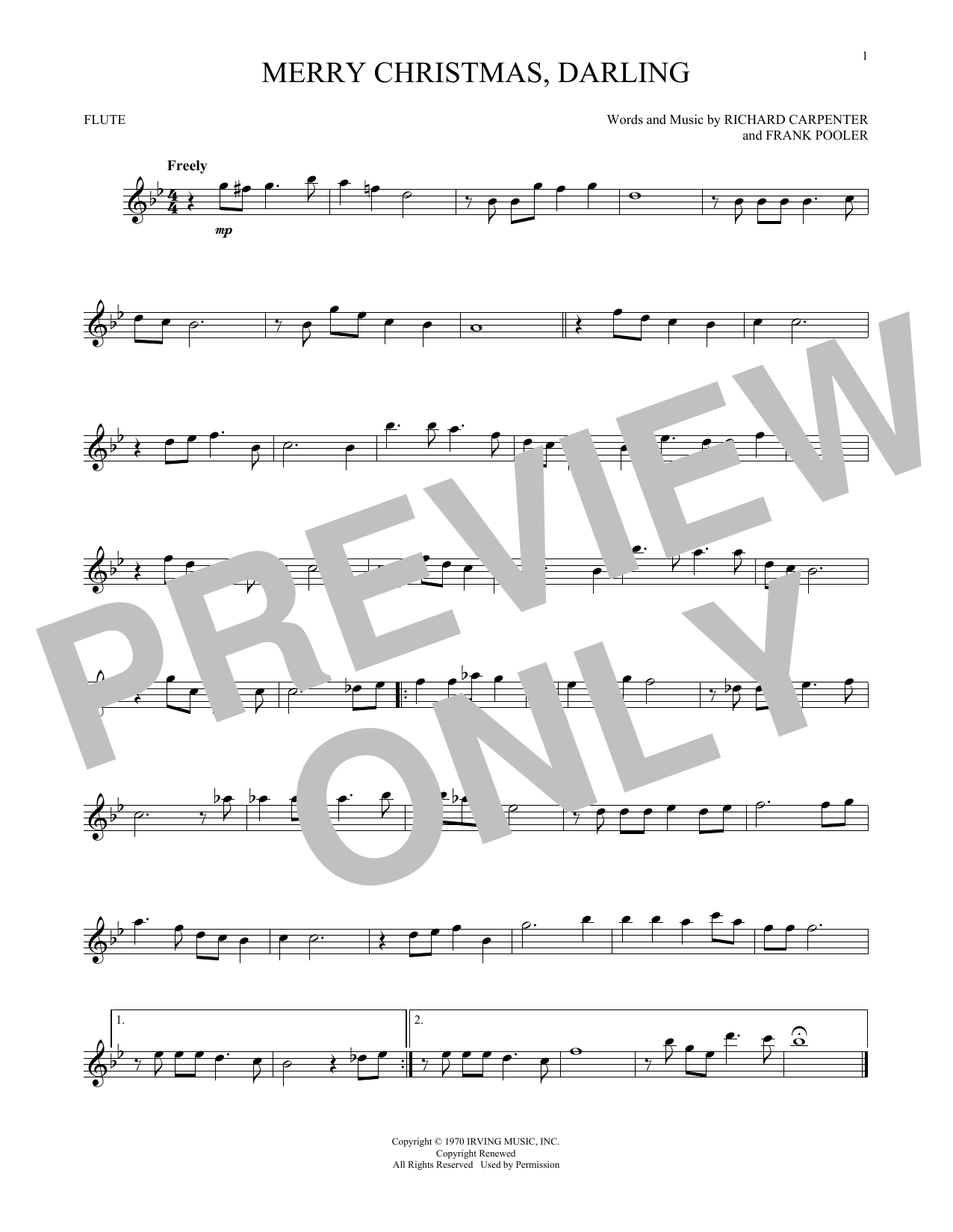 Product gallery: Page 1 of 1 Merry Christmas, Darling, Carpenters