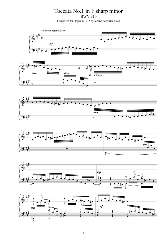 Produktgalerie: Seite 1 von 11 7 Toccatas BWV 910-916, , Cembalo/Klavier Solo
