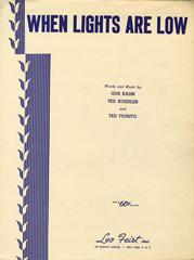 cover: When Lights Are Low, Gus Kahn