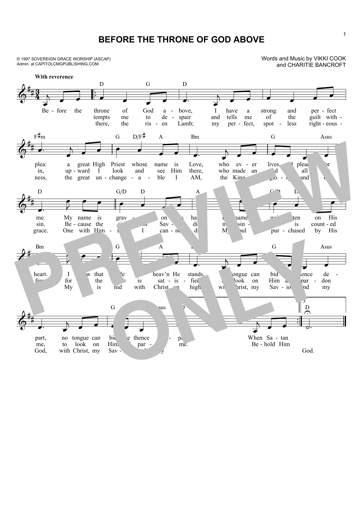 Produktgalerie: Seite 1 von 1 Before The Throne Of God Above, Vikki Cook