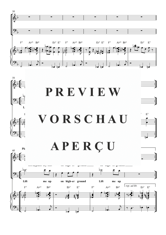 Produktgalerie: Seite 10 von 11 Higher Ground (Pressing On), , Gemischter Chor SAB und Klavier