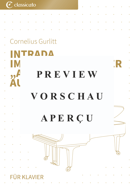 Produktgalerie: Seite 2 von 6 Intrada im Mozart-Stil über "Ach du lieber Augustin", , Klavier Solo