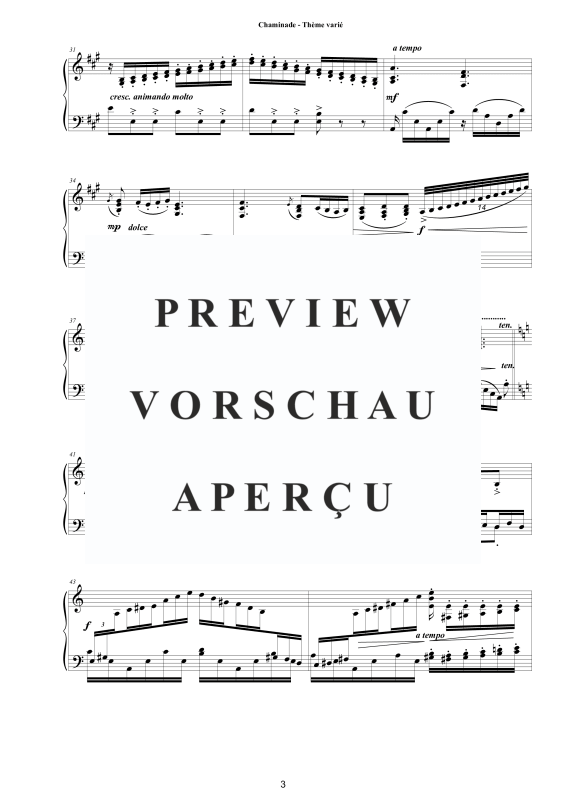 Produktgalerie: Seite 4 von 8 Thème varié - Op.89, , Klavier Solo