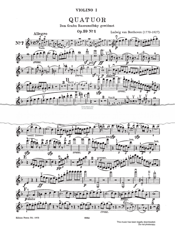 Produktgalerie: Seite 1 von 1 String Quartets Complete Vol.2 Opus 59. 74 and 95, Ludwig van Beethoven, Violine