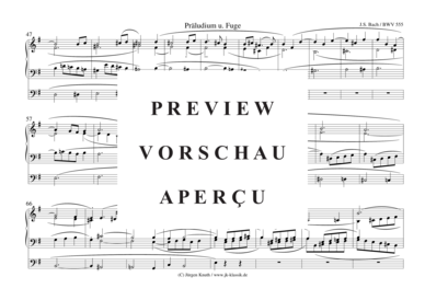 gallery: Präludium u. Fuge BWV 555 , , (Orgel Solo)