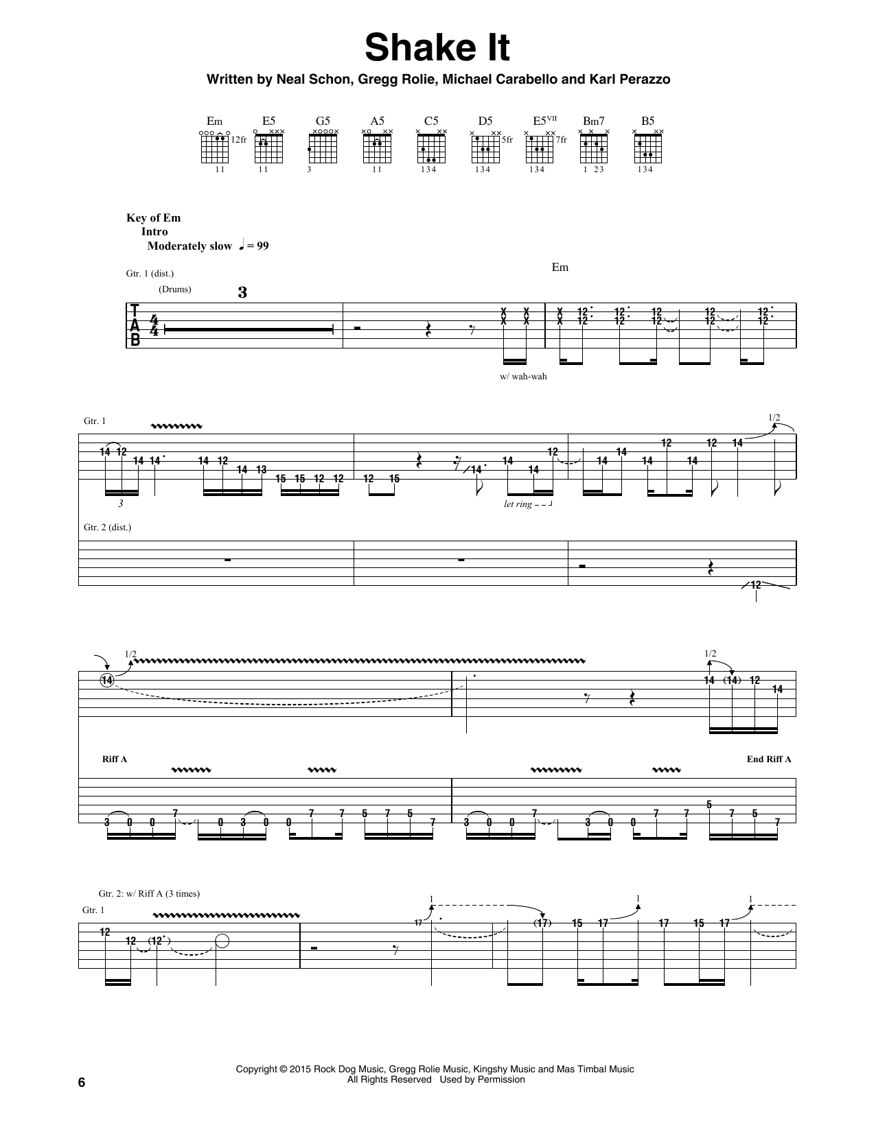 Product gallery: Page 1 of 1 Shake It, Santana