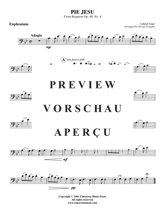 gallery: Pie Jesu , , (Bariton/Pos + Klavier)
