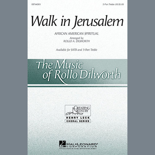 cover: Walk In Jerusalem, Rollo Dilworth