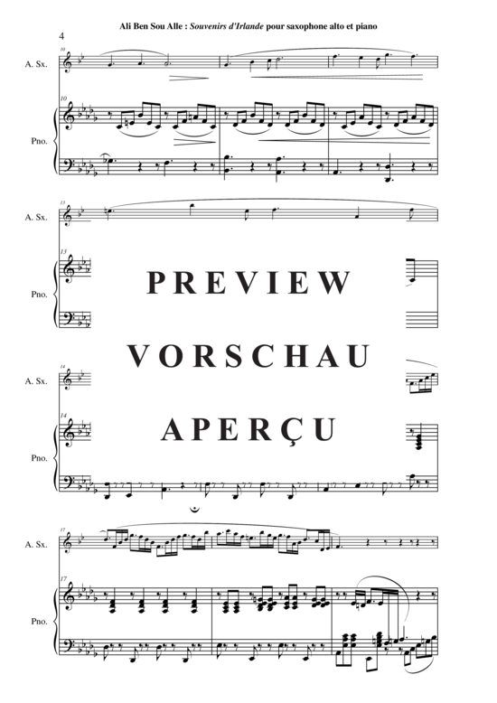 gallery: Souvenirs d´Irlande , , (Sopran Saxophon + Klavier)