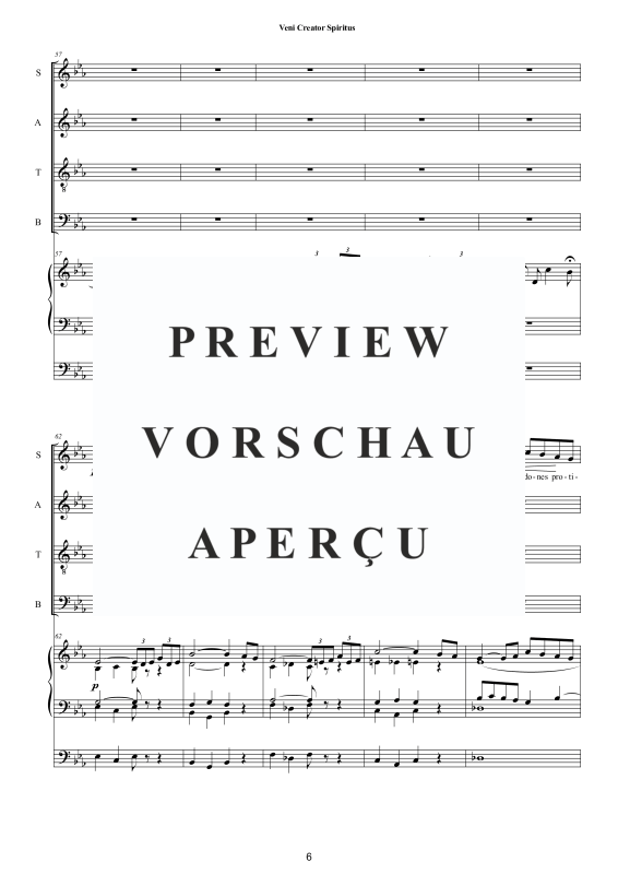 Produktgalerie: Seite 7 von 11 Veni Creator Spiritus - Song of Pentecost, , Gemischter Chor und Orgel