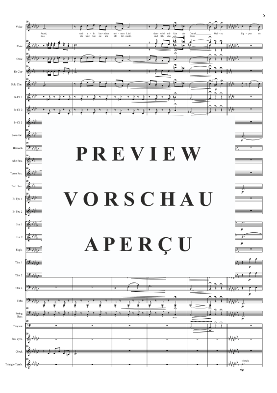 Product gallery: Page 8 of 11 Meine Lippen sie küssen so heiß, , Solo Vocal and Concert Band