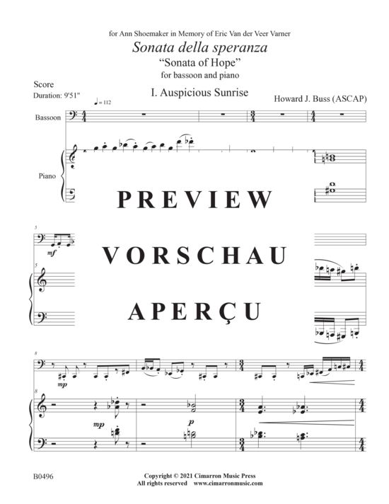 Product gallery: Page 4 of 21 Sonata della speranza , , (bassoon and piano)