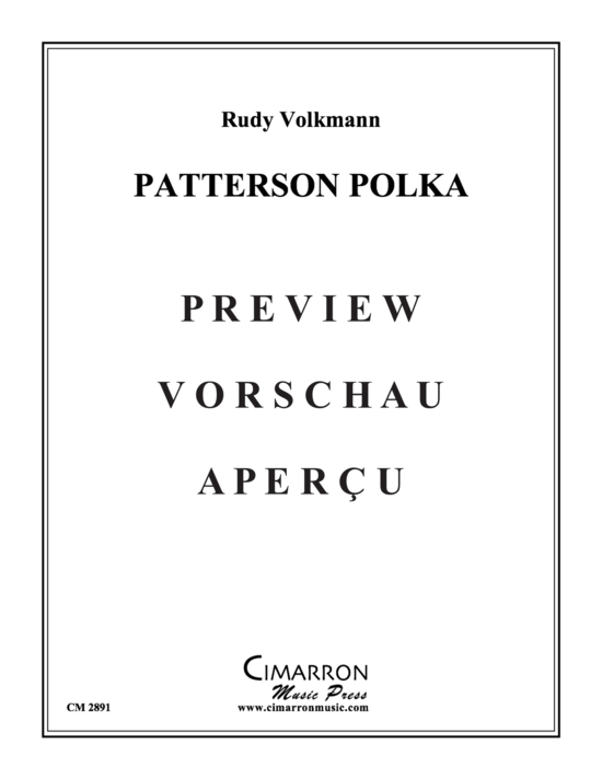 Produktgalerie: Seite 2 von 18 Patterson Polka , , (Blechbläserquintett)