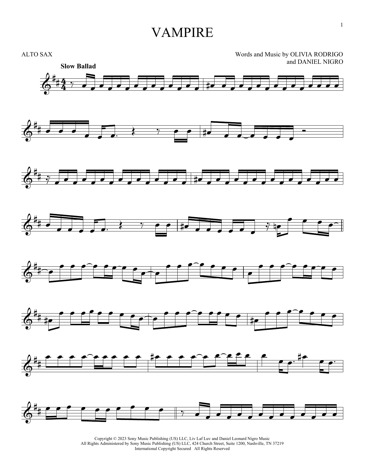 Product gallery: Page 1 of 1 vampire, Olivia Rodrigo