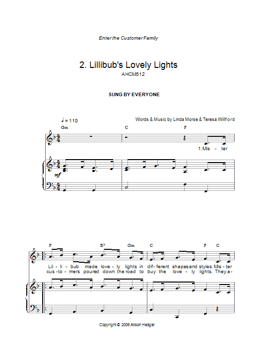 Produktbild zu: Lillibub's Lovely Lights (from Mister Lillibub's Lovely Light Bulbs)