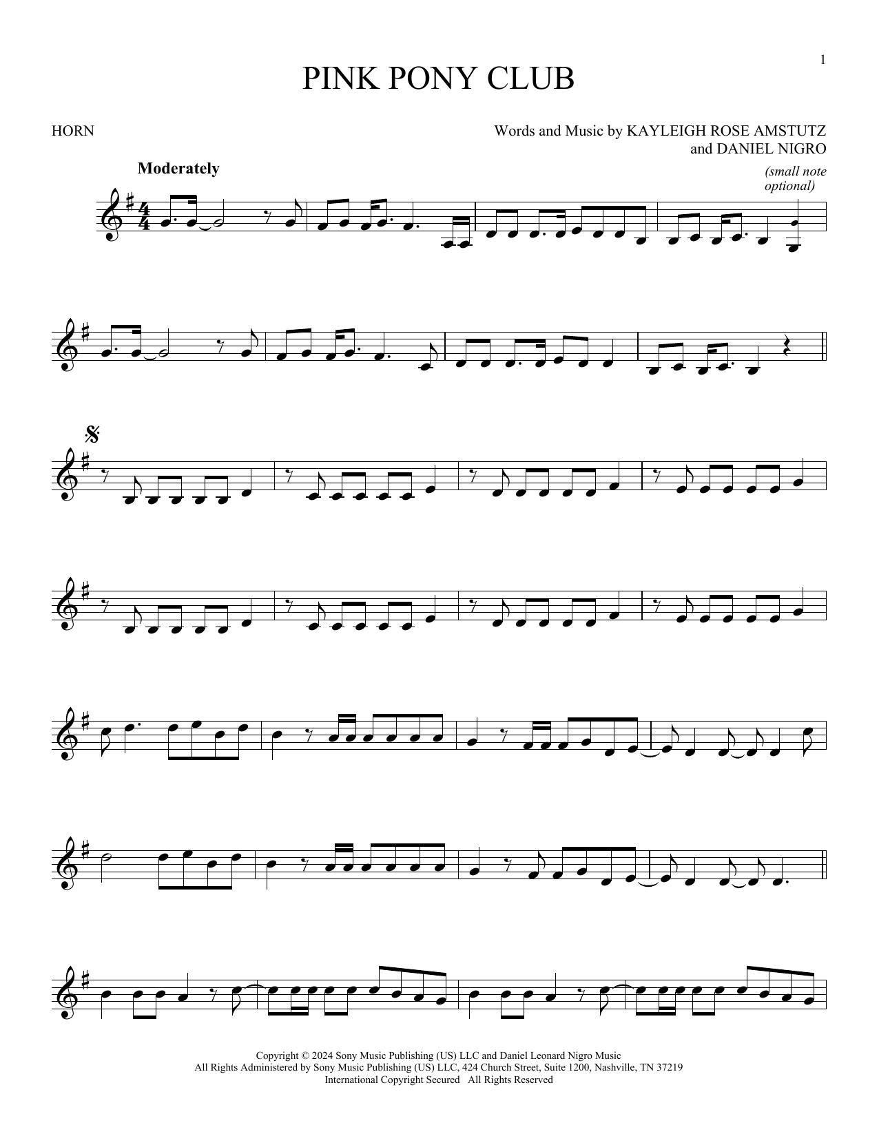 Produktgalerie: Seite 1 von 1 Pink Pony Club, Chappell Roan, Horn