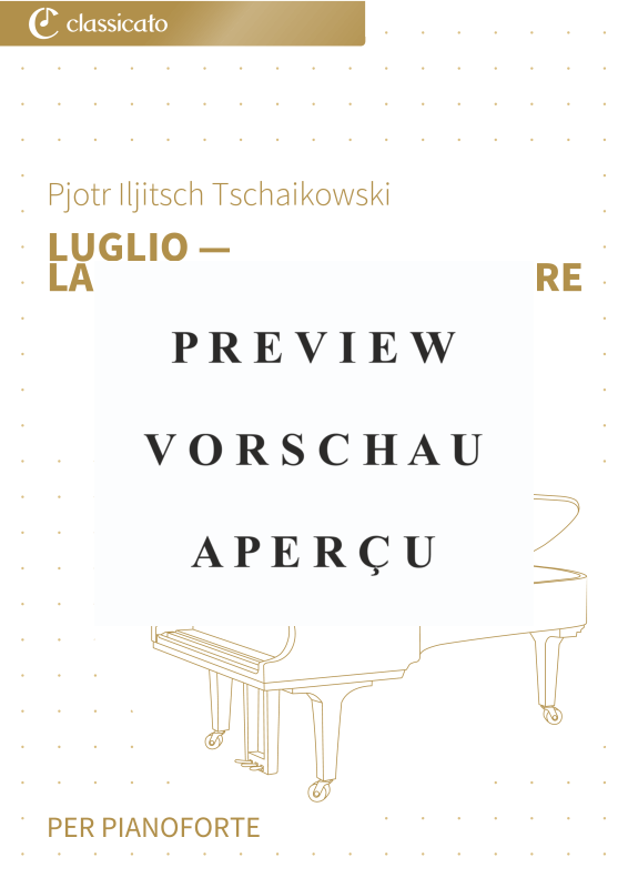 gallery: Luglio — La canzone del mietitore - versione semplificata, , (Klavier Solo)