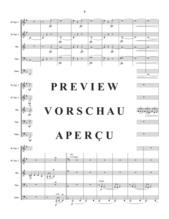 Produktgalerie: Seite 6 von 19 Overture la Parodie , , (Blechbläserquintett)