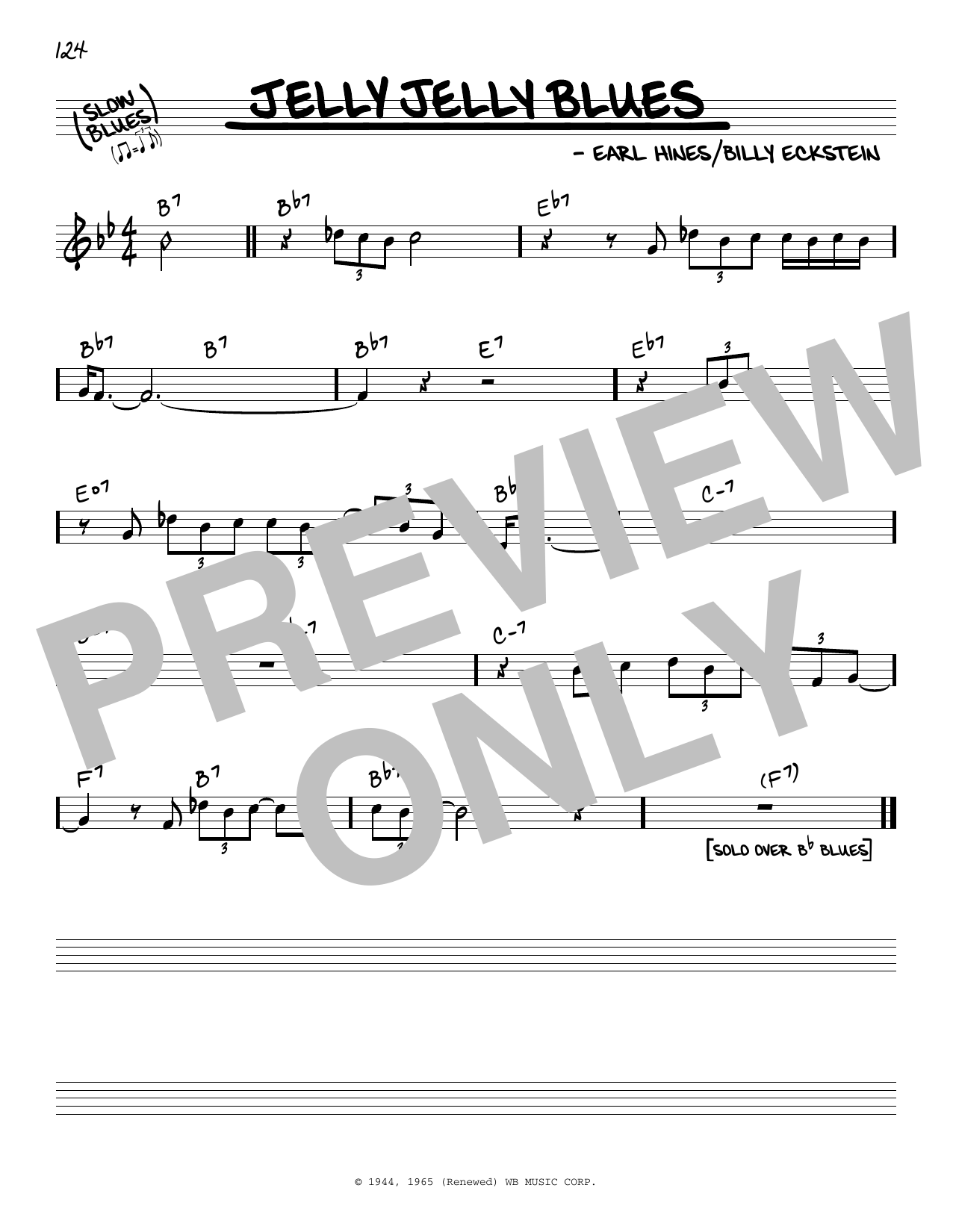 Produktbild zu: Jelly Jelly Blues