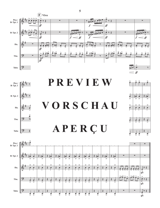 Produktgalerie: Seite 7 von 17 Ritual Fire Dance , , (Blechbläserquintett)