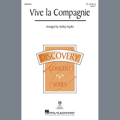 Produktbild zu: Vive La Compagnie (arr. Audrey Snyder)