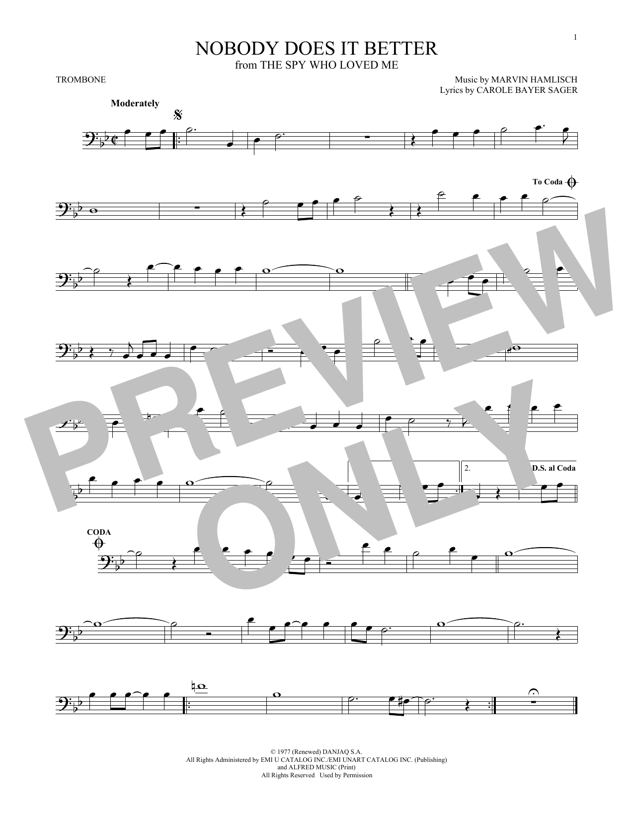 Product gallery: Page 1 of 1 Nobody Does It Better, Carly Simon