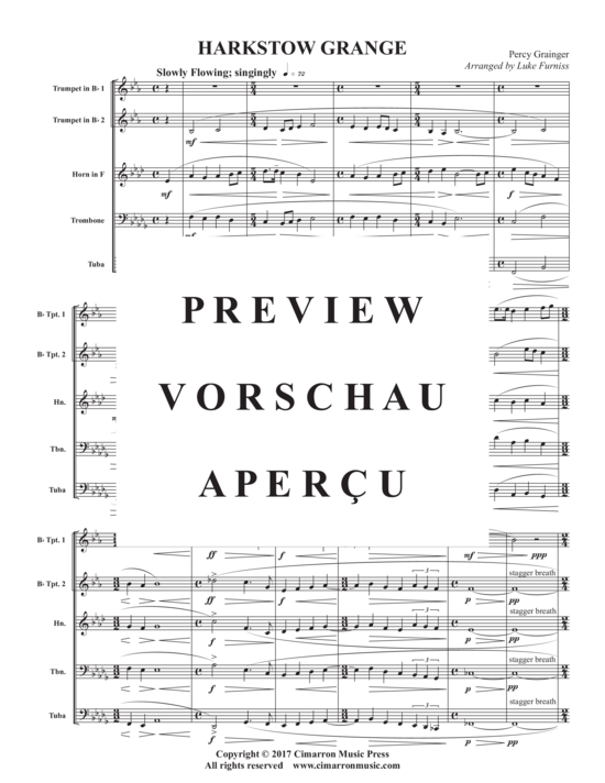 Produktgalerie: Seite 3 von 9 Horkstow Grange , , (Blechbläserquintett)