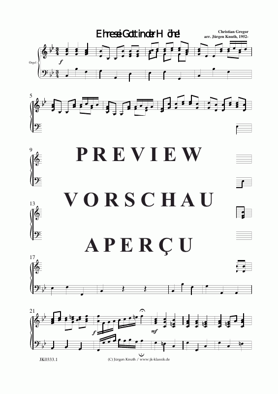 Produktgalerie: Seite 8 von 9 Ehre sei Gott in der Höhe!, , Gemischter Chor + Orgel/Klavier