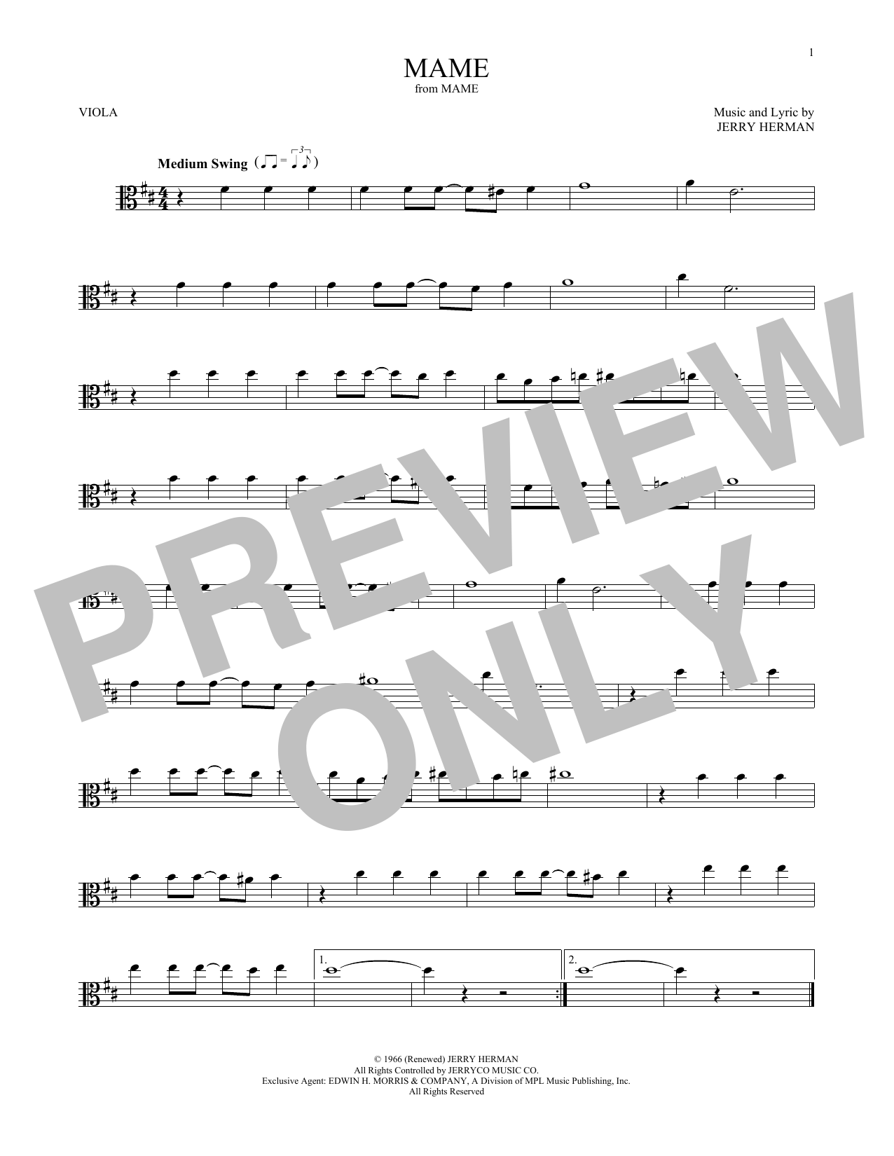 Product gallery: Page 1 of 1 Mame, Jerry Herman