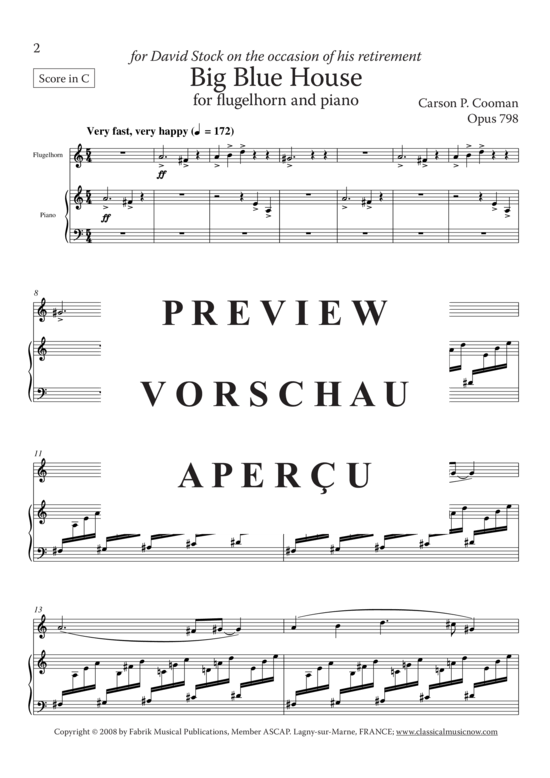 Produktgalerie: Seite 3 von 13 Big Blue House , , (Flügelhorn + Klavier)