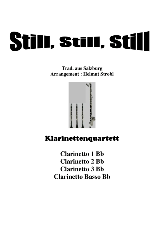 Produktbild zu: Still, still, still