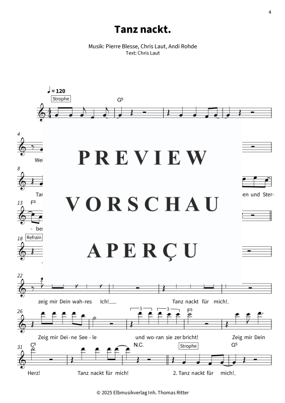 Produktgalerie: Seite 6 von 11 Ohrenfeindt: Roh und Ungefiltert, Ohrenfeindt, (Gesang & Akkorde - Leadsheet)