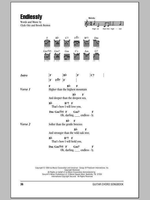 Produktgalerie: Seite 1 von 1 Endlessly, Brook Benton, Gitarre