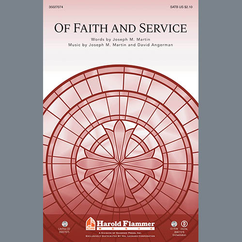 cover: Of Faith And Service, Joseph M. Martin