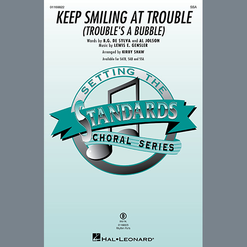 Produktbild zu: Keep Smiling At Trouble (Trouble's A Bubble) (arr. Kirby Shaw)