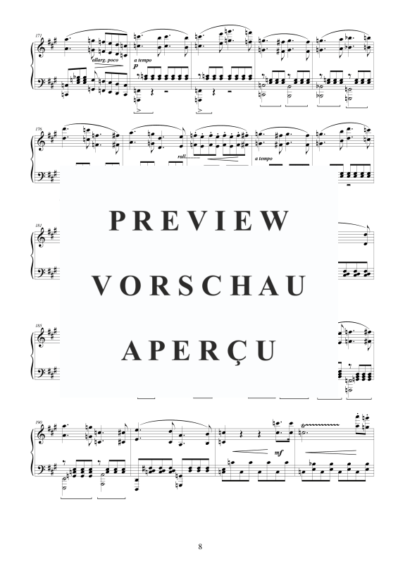 Produktgalerie: Seite 9 von 11 La Traviata - (Act 1) Preludio-Introduzione-Brindisi - Piano Verion, , Klavier Solo