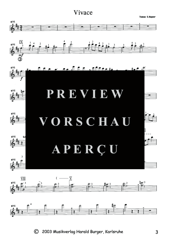 Produktgalerie: Seite 4 von 5 Concertino für 4 Gitarren, , Quartett Gitarre - Gitarre 1