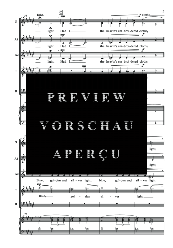 Produktgalerie: Seite 8 von 11 Tread Softly, , Sopran Solo, Gemischter Chor und Klavier