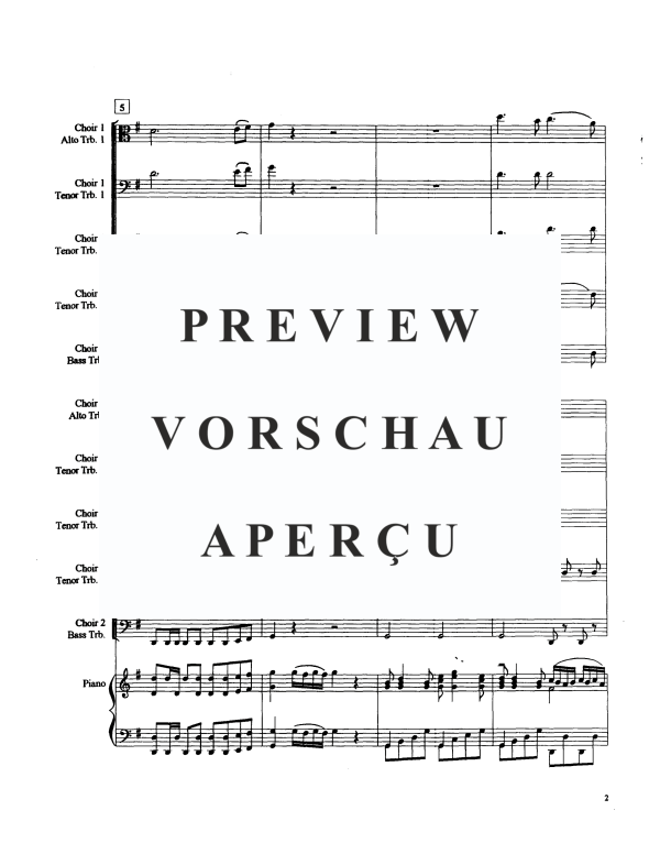 Produktgalerie: Seite 5 von 11 Gloria in Excelsis, , Posaunenchor 10-stimmig