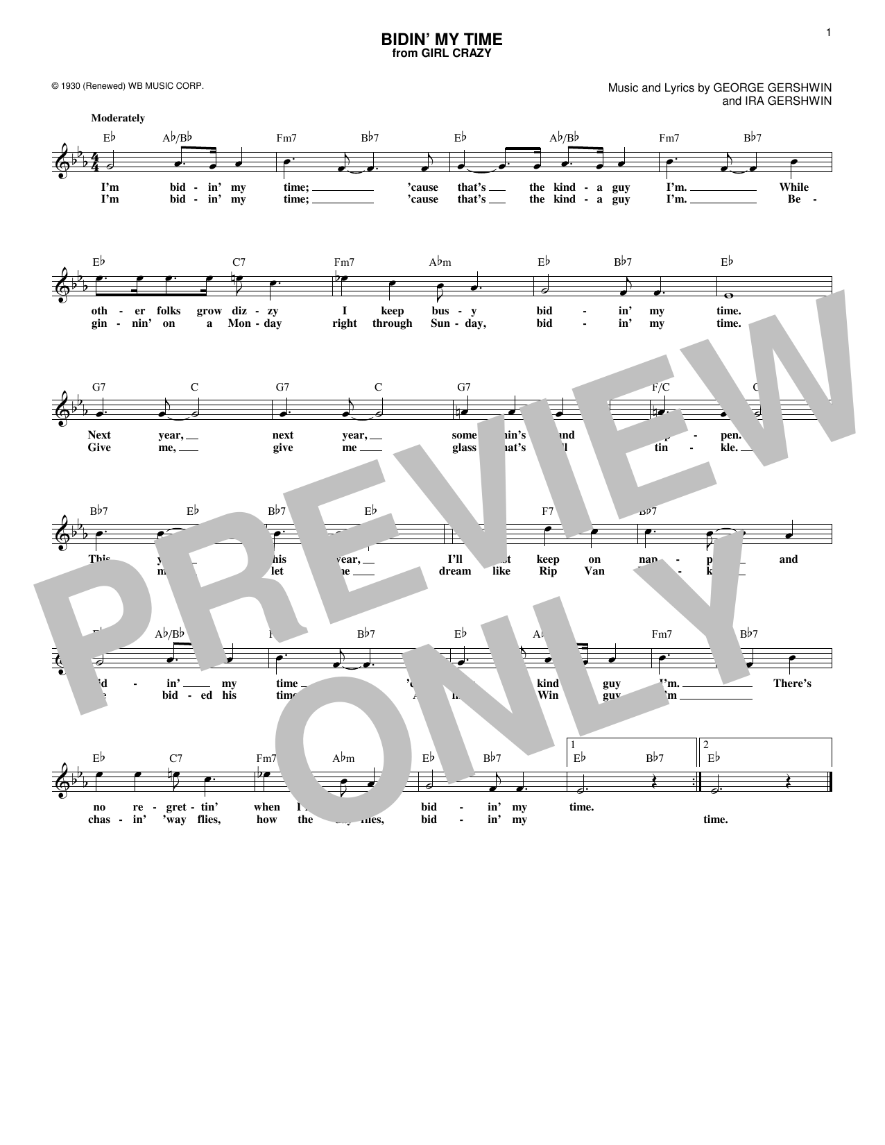 Produktbild zu: Bidin' My Time